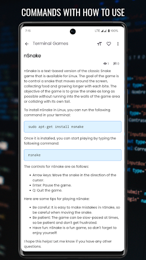 Screenshot Termux Tools & Linux Commands