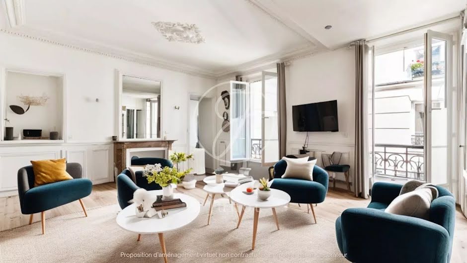 Vente appartement 2 pièces 44.76 m² à Paris 18ème (75018), 495 000 €