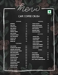 Cafe Coffee Crush menu 1