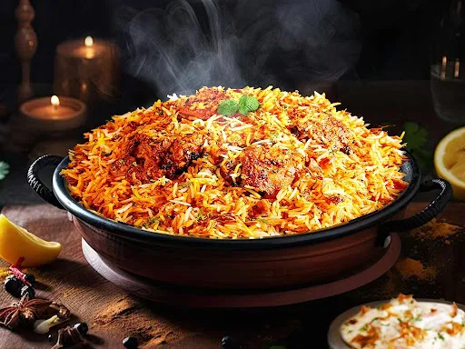 Dum Chicken Tikka Biryani (Boneless, Serves 2)