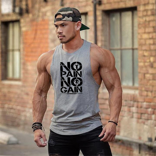 Title 3, Bodybuilding Clothing Gym Small Round Neck Spor...