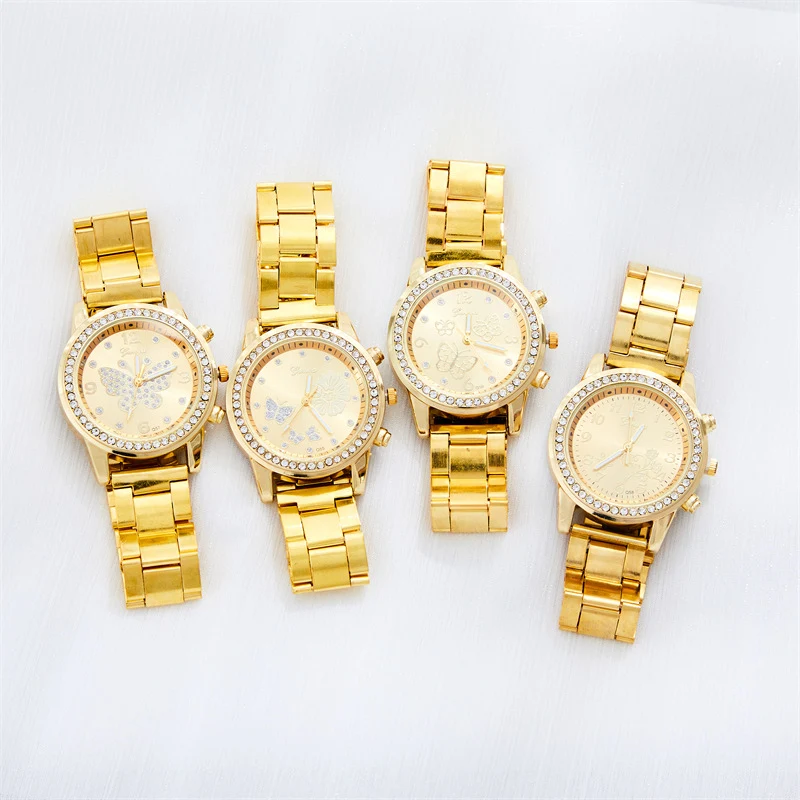 Reloj con incrustaciones de diamantes Luxury Starry Quartz Elegancia estelar y lujo en tu muñeca. Un tiempo precioso que brilla y cautiva.