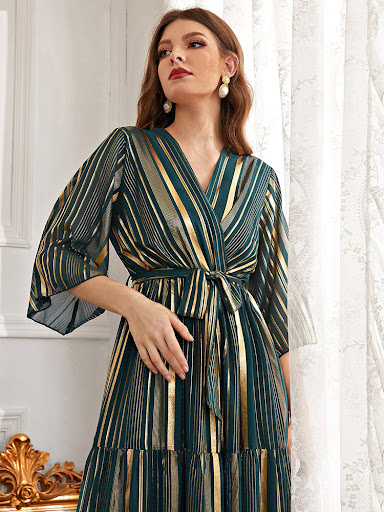 Title 8, Womens summer chiffon dress in national style,...