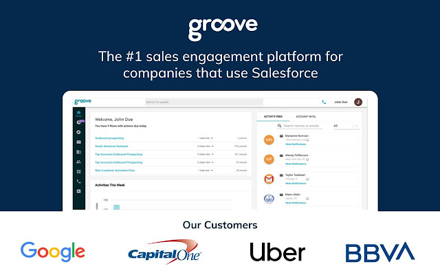 Groove for G-Suite and Microsoft 365 chrome extension