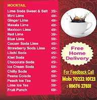 Manasa Cool Cafe menu 8