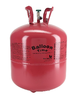 Disposable canister of helium