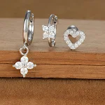 E16104 Silver White Three
