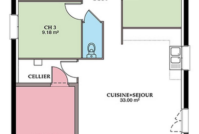  Vente Terrain + Maison - Terrain : 714m² - Maison : 89m² à Coulanges-lès-Nevers (58660) 