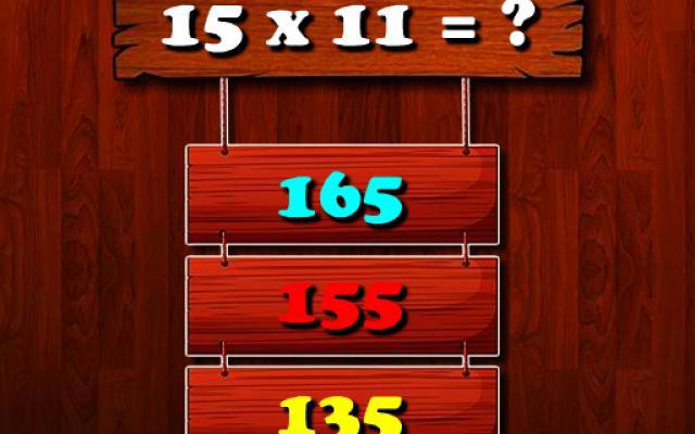 Multiplication Math Challenge