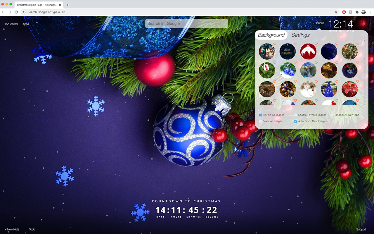 Christmas Home Page Preview image 5