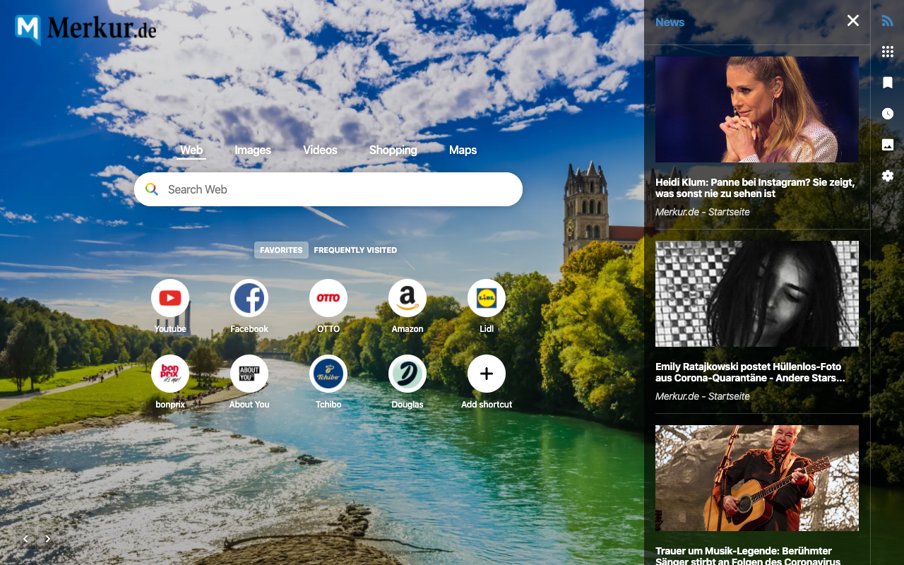 Merkur.de - Deine Chrome-Startseite Preview image 4