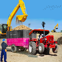 Heavy Tractor Trolley Game 3D