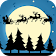 Christmas Ride. Santa emulator icon