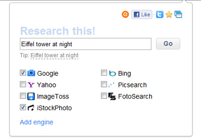 Image Search chrome extension