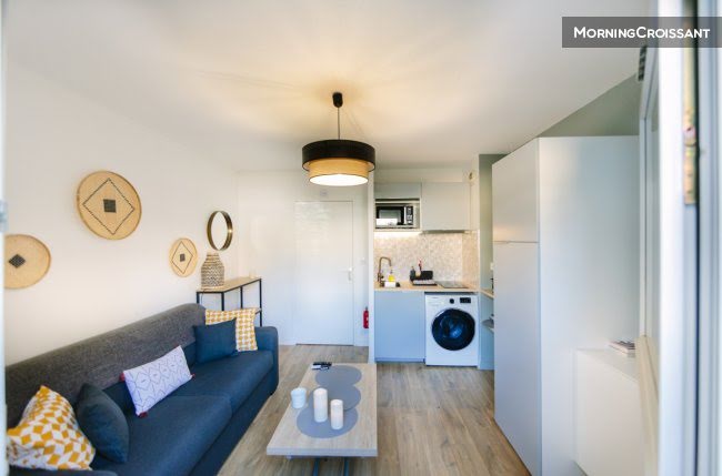 Location meublée appartement 1 pièce 18 m² à Nantes (44000), 740 €