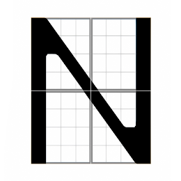 "N" from Human Abecedary: Intra-Letters, by Viktor Timofeev, 2021