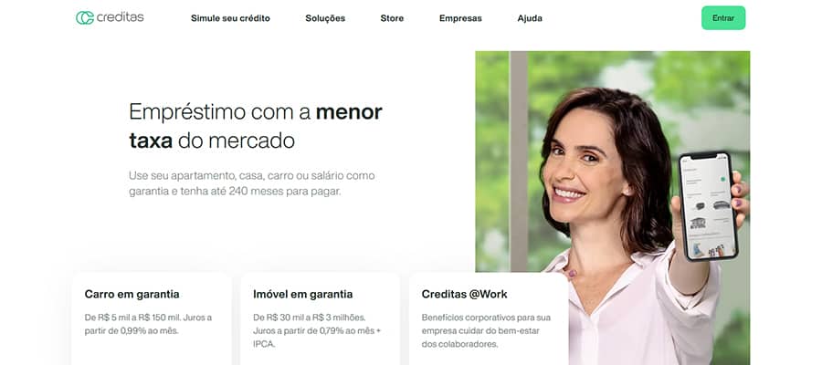 Creditas empréstimo online