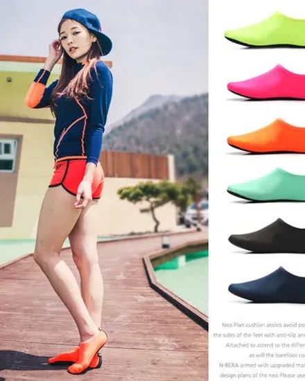 Men Beach Aqua Socks Women Kid Swimming Water Sport Baref... - 1