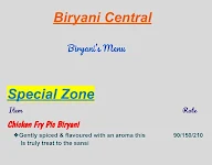 Biryani Central menu 6