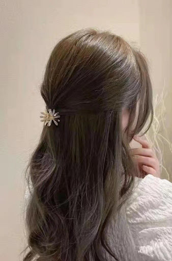 Title 1, Diamond Flower Hairpin Lady All-match Small Gra...