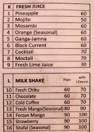 Madhuvanti Sugarcane Juice menu 1