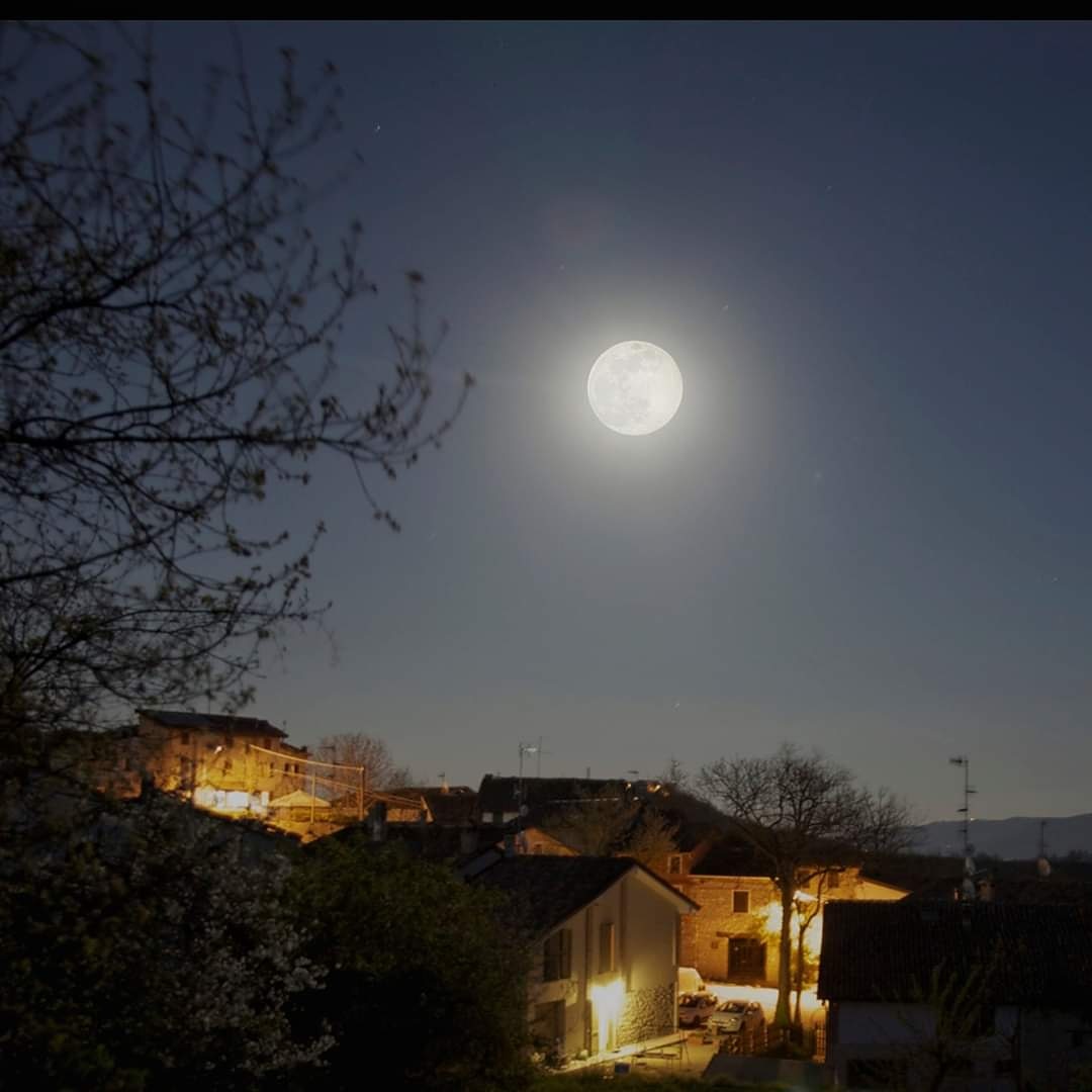 Moon over the village  di stefano_aiello