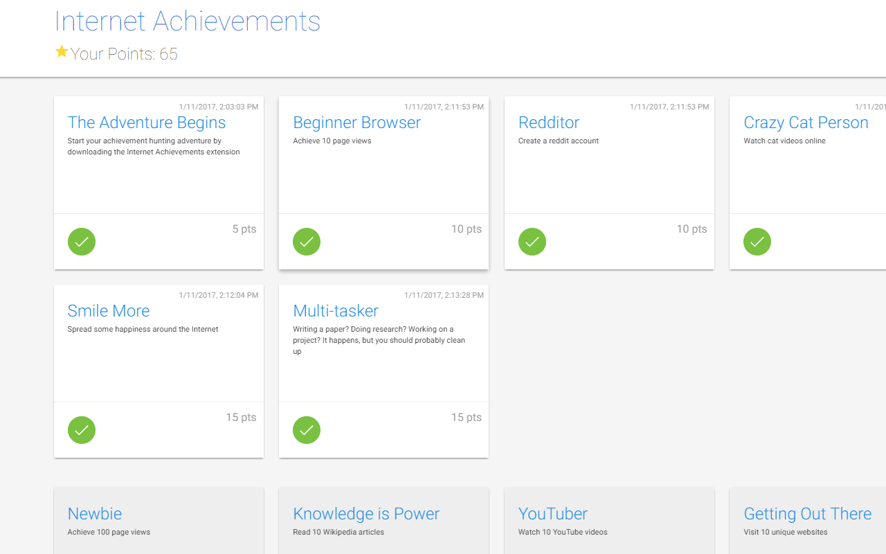 Internet Achievements Preview image 5