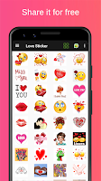 Love Sticker - WAStickerApps Screenshot