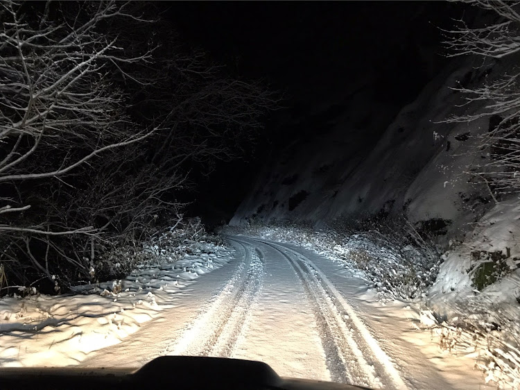 ラピュタのドライブ・雪道・雪・医王山に関するカスタム事例の投稿画像1枚目