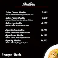 Hunger Genie menu 5