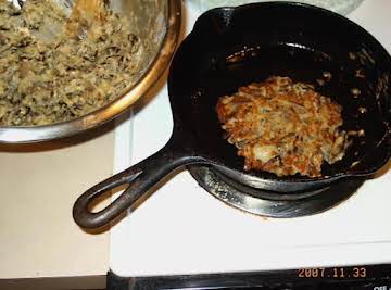 Wild Rice and Mushroom Pancakes