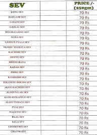 Mamaji Namkeen And Sweets menu 7