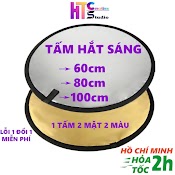 Tấm Hắt Sáng Chụp Ảnh Tròn Kích Thước 80Cm Và 100Cm, 2 Màu Vàng/ Bạc Trong 1 Sản Phẩm, Dùng Cho Chụp Hình Chuyên Nghiệp