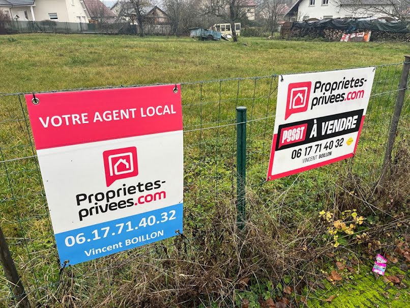 Vente terrain  1000 m² à Mandeure (25350), 59 990 €