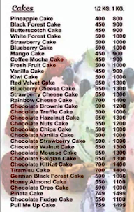 Live Cake House menu 1