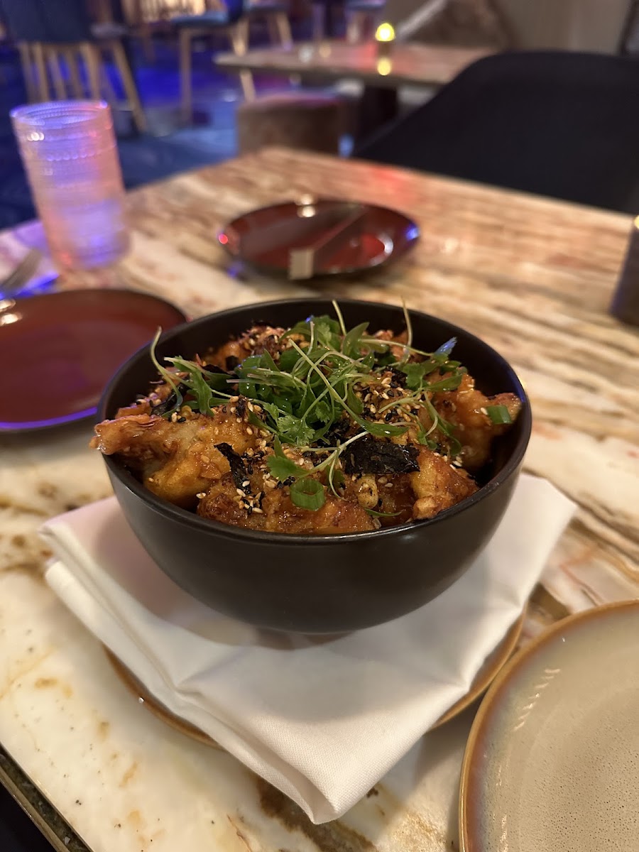 Korean fried cauliflower