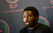 Black First Land First president Andile Mngxitama denies that slogans such as 'kill the farmer‚ kill the boer'‚ 'dubula Ibhunu'‚ 'one settler‚ one bullet' and 'land or death' are racist or constitute hate speech. File photo.