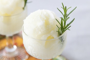 Lemon Rosemary Sorbet