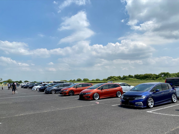 シビックのジェイド東海オフ・木曽三川公園第3駐車場・ジェイドじゃ無いけど参加・二次会オフ会・CROSS kj主催のオフ会に関するカスタム事例の投稿画像2枚目