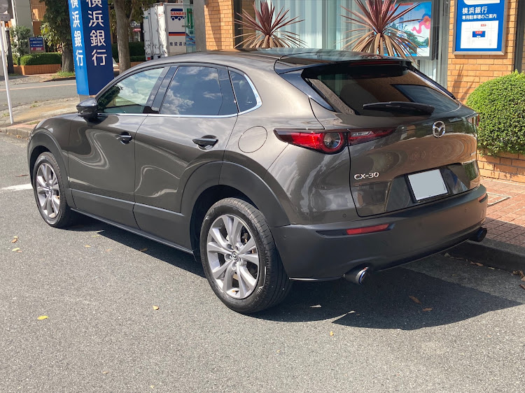 CX-30の勝手にコラボごめんなさい・勝手にコラボ・墓参り・燃費が良い・チタニウムフラッシュマイカに関するカスタム事例の投稿画像2枚目