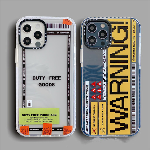 Title 3, Transparent Phone Case With Orange Sticker. Pro...