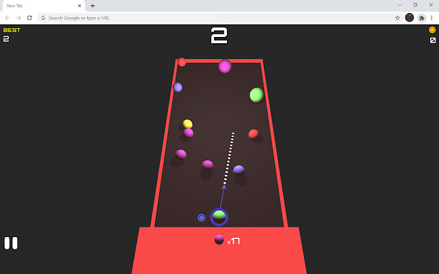 Merge Balls Blast Game chrome extension