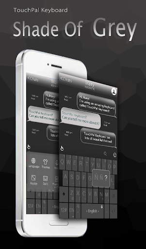 Shade of Grey Keyboard Theme