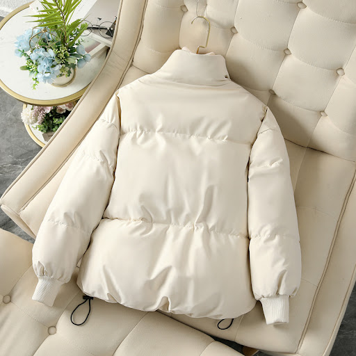 Title 4, Fashion Ins Style Bread Coat Womens Solid Colo...