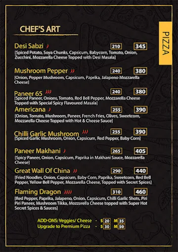 Meltyway menu 