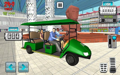 Shopping Mall Easy Taxi Driver Car Simulator Games