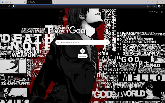 Death Note chrome extension