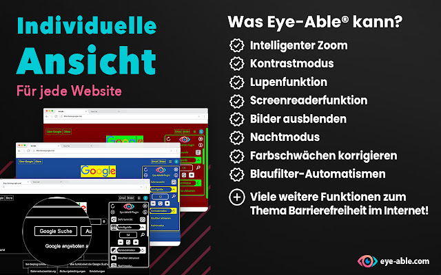 Wie Eye-Able® deine Einstellungen speichert