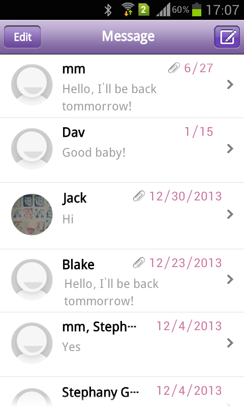 Messaging+ Color Emoji Screen 3