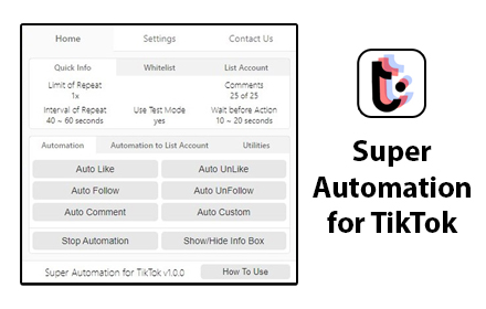 Super Automation for TikTok Preview image 0